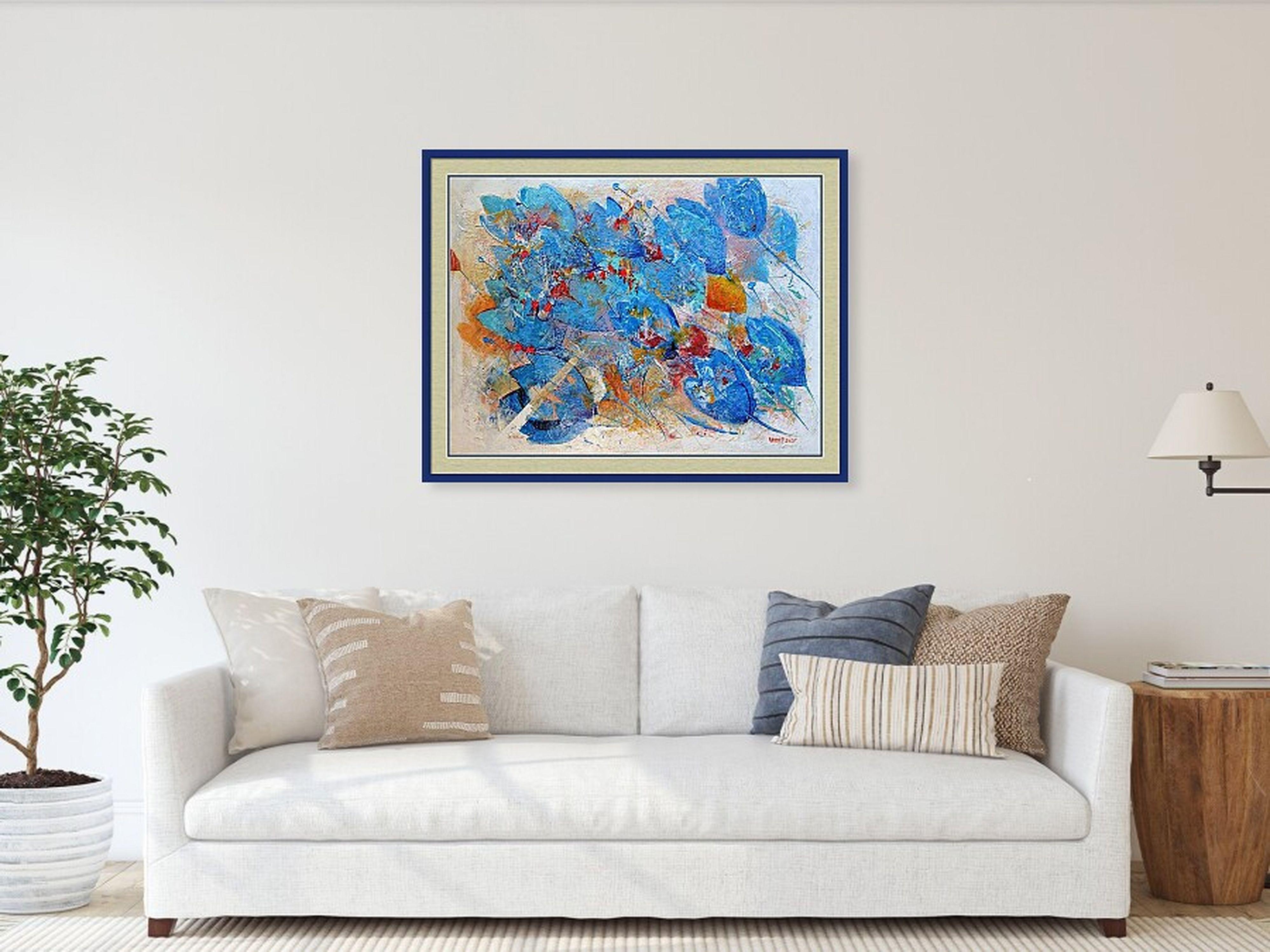 Fantasy with Blue Tulips For Sale 10