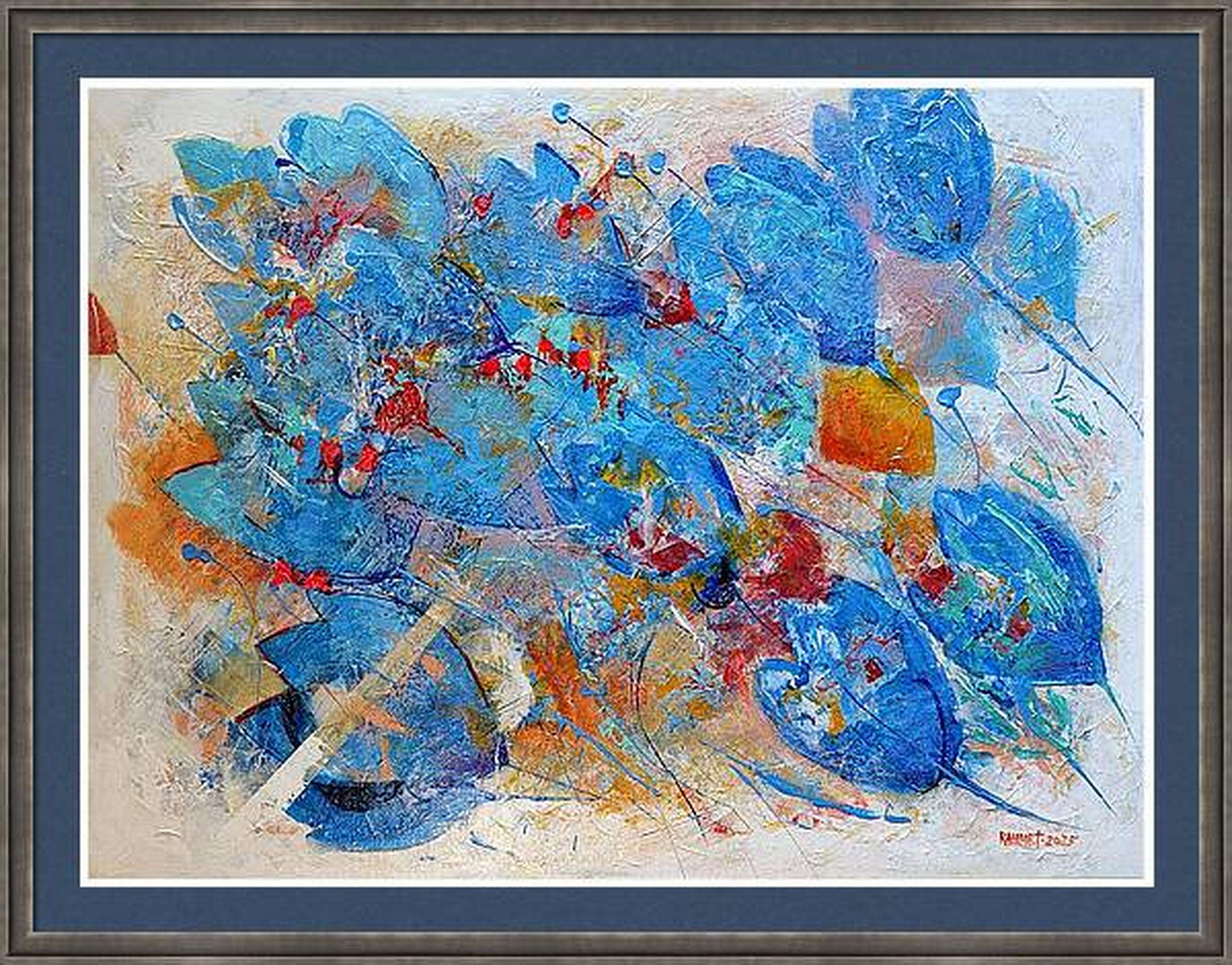 Fantasy with Blue Tulips For Sale 7