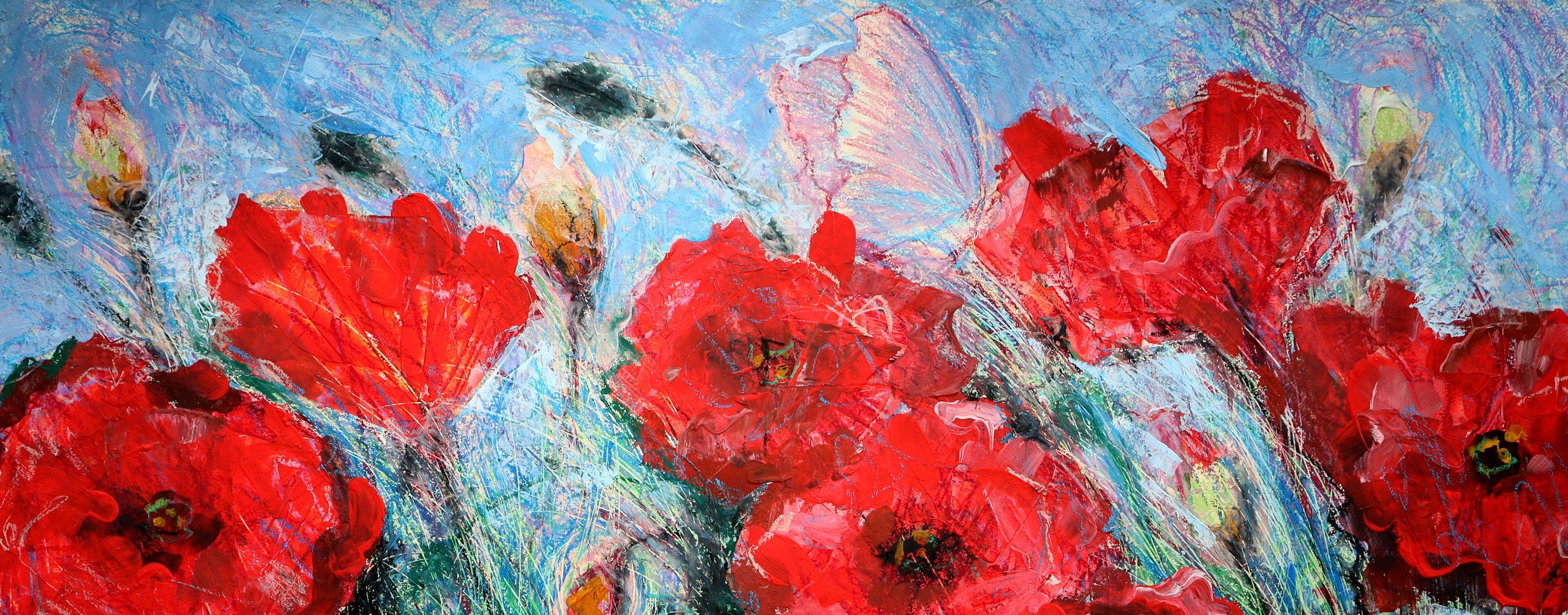 Poppies Red 2 For Sale 2