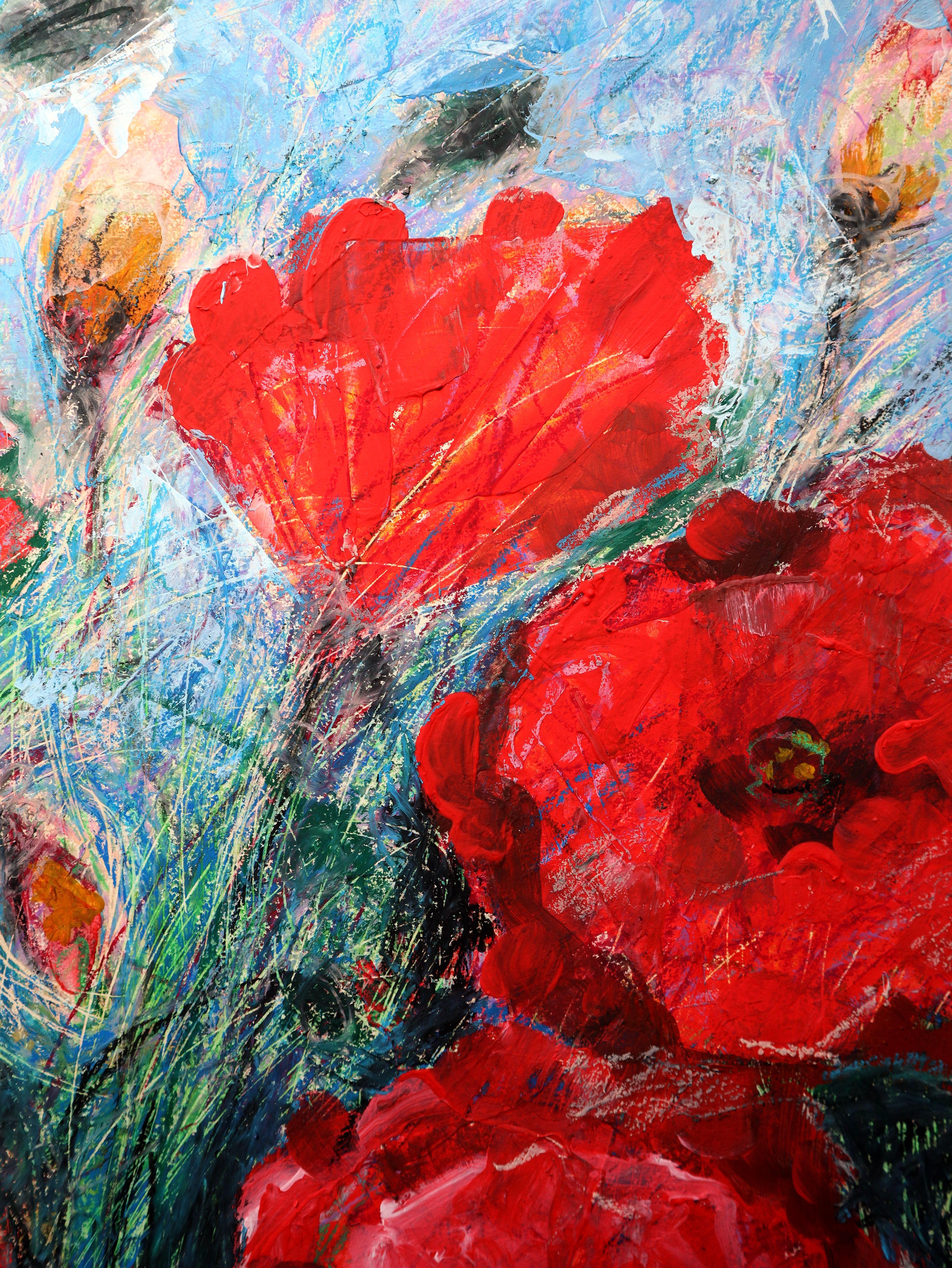 Poppies Red 2 For Sale 5