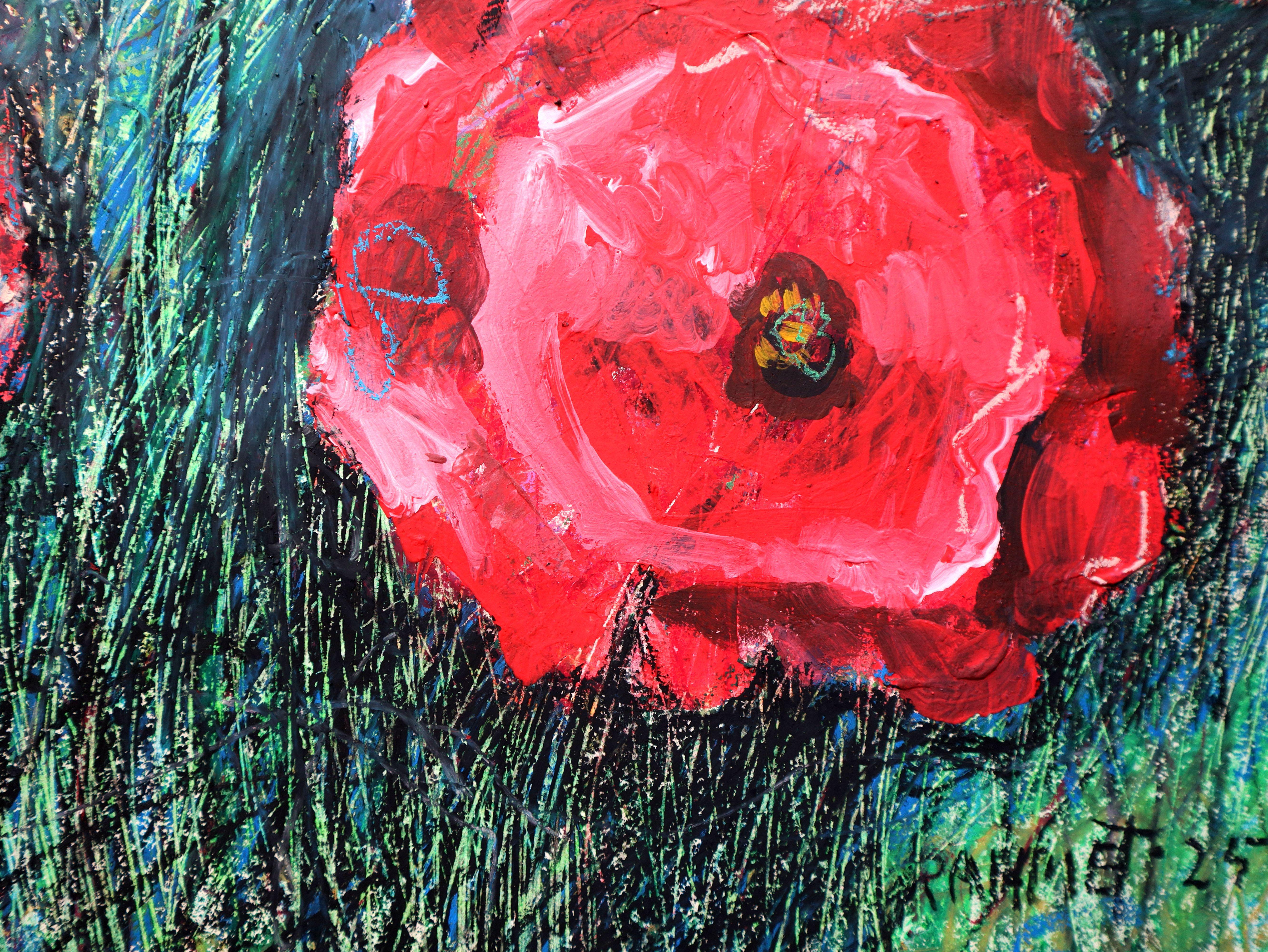Poppies Red 2 For Sale 6