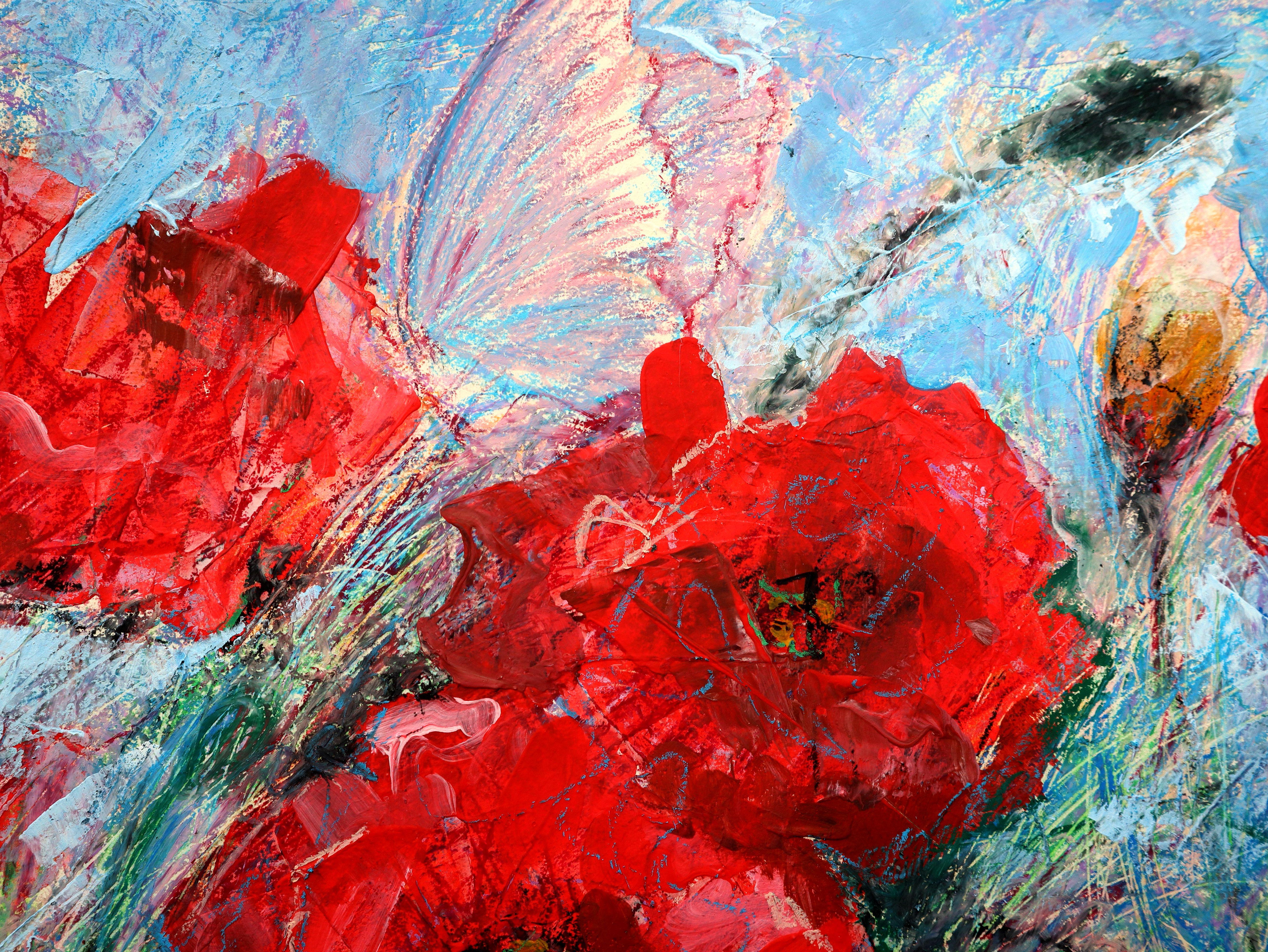 Poppies Red 2 For Sale 4