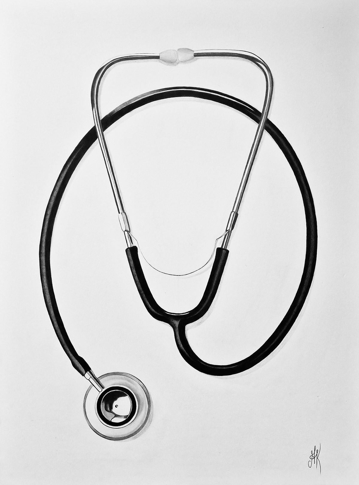 Figurative Art di Kateryna Kostyk - "Dottore I+I"