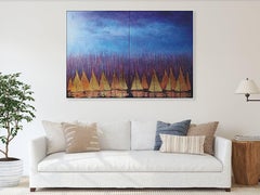 Golden Sails (diptych)