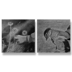 diptych “Gentle Touch” ("In hands" series)
