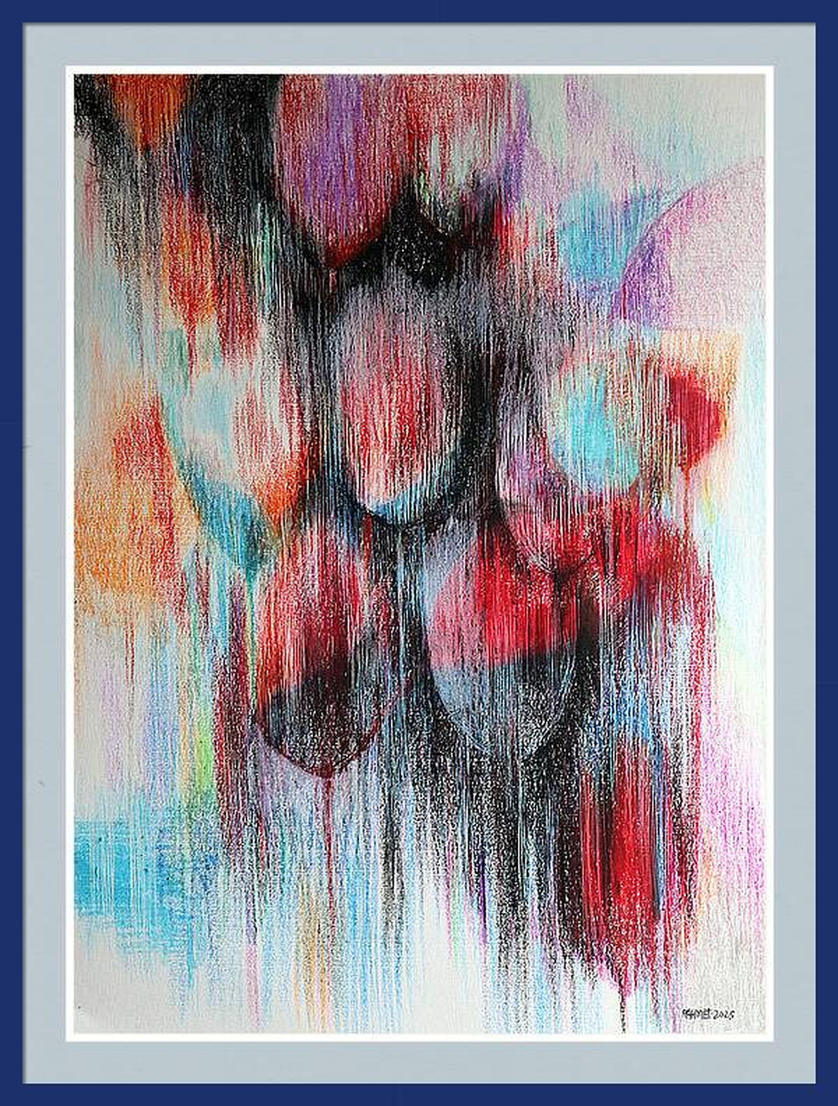 RAKHMET REDZHEPOV (RAMZI) Landscape Art – Mehrfarbige Tulpen 2