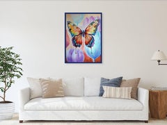 Vibrant Flight : Paper, Oil Pastel, 86x59 cm, new 2026