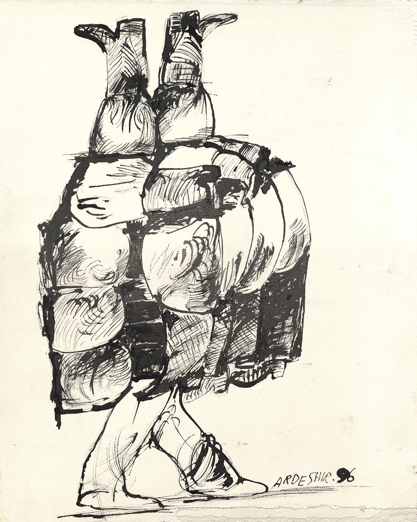 Ardeshir MOHASSES Figurative Art - #19-1995-22-R/#19-1996-22-V