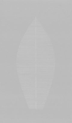 „Gore Light Cool Grey“ Buntes Bleistift auf Papier, Wabi-sabi, natürliches, neutrales Blatt