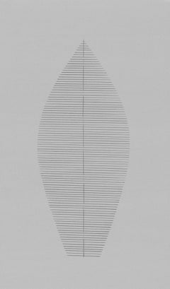 „Gore Dark Cool Grey“ Buntstift auf Papier, Wabi-sabi, organisch, neutral, Linien