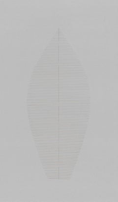 „Gore Gold“ Buntstift auf Papier, Kurven, organisch, neutral, minimale Linienführung