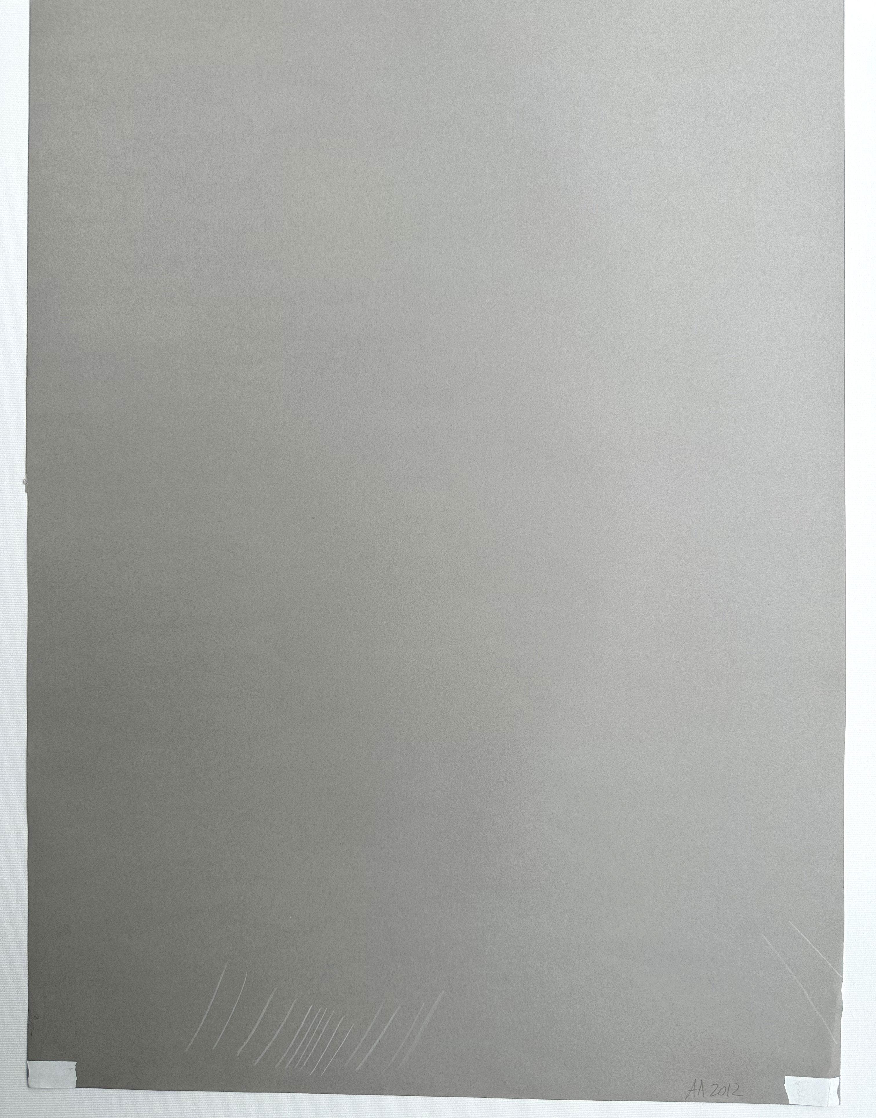 „Gore Light Warm Grey“ Zeichnung auf Papier, organische, neutrale Linien, abstraktes, minimalistisches Design im Angebot 4