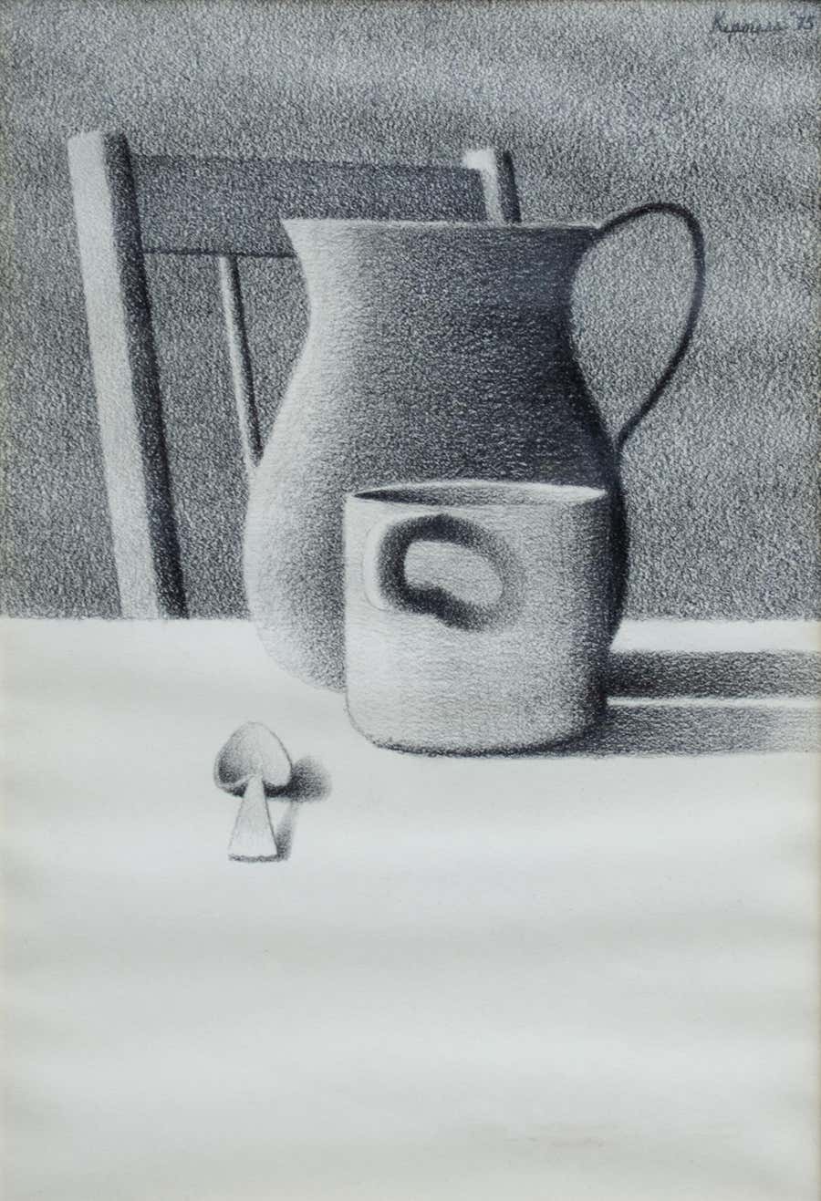 At Dawn - Graphite Drawing by Robert Kipniss
