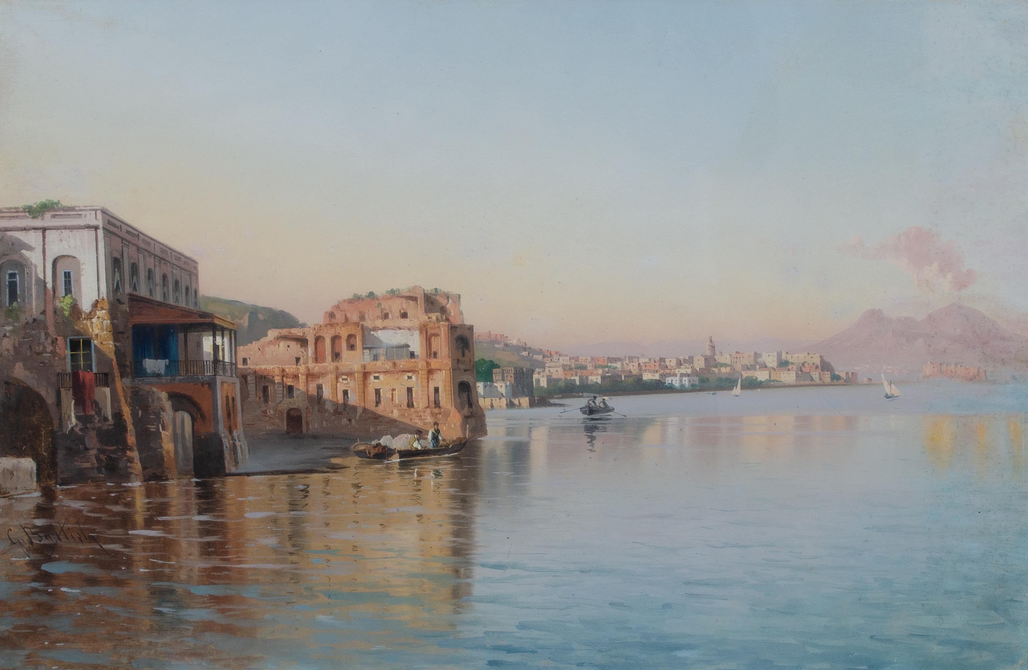 Italienische Küstenszene von Giovanni Battista (1860-1925)