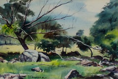 Aquarell von Doylestown, PA, von Ranulph Bye