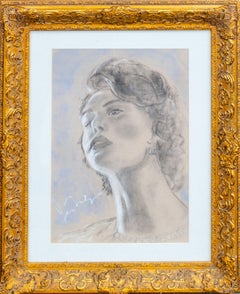 Antique Portrait of a 1920s Woman by Mystery American Artist