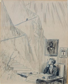 1929 American Illustration with Abe Lincoln