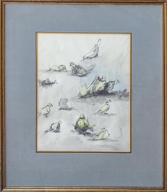Former Vincent Price Collection, Dove Drawing by Vincent Capraro