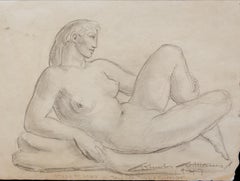 Art Deco Wheeler Williams Classical Nude Figure Study
