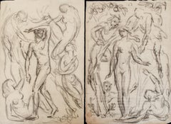 Two Preparatory Drawings by Wheeler Williams