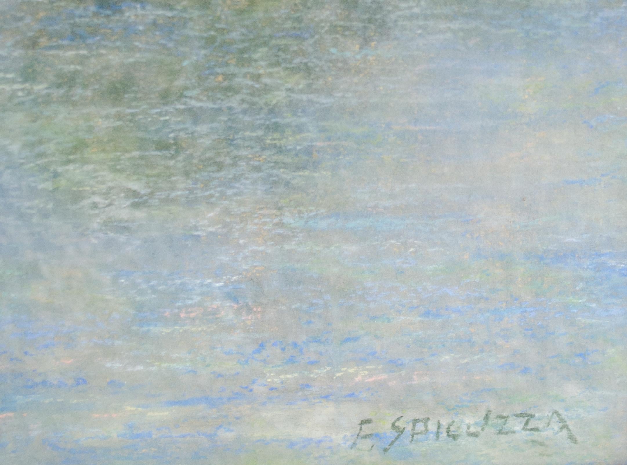 Lovely impressionist landscape in pastel by Francesco Spicuzza 1