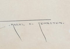 Jazz Age Dancer Illustration by Broadway Designer Mabel E. Johnston