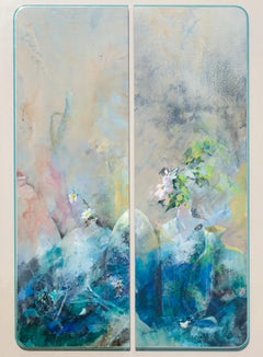 Lovely Watercolor Panels by Japanese Woman Artist Eiko Kahn