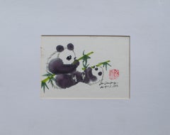 Two Adorable Chinese Watercolors, Signed & Dated 1992