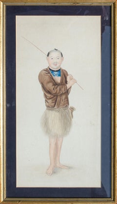 Chinese Company/Export School Fisherman Portrait