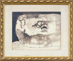 Der Mann im Mond Zeichnung von O. Casio