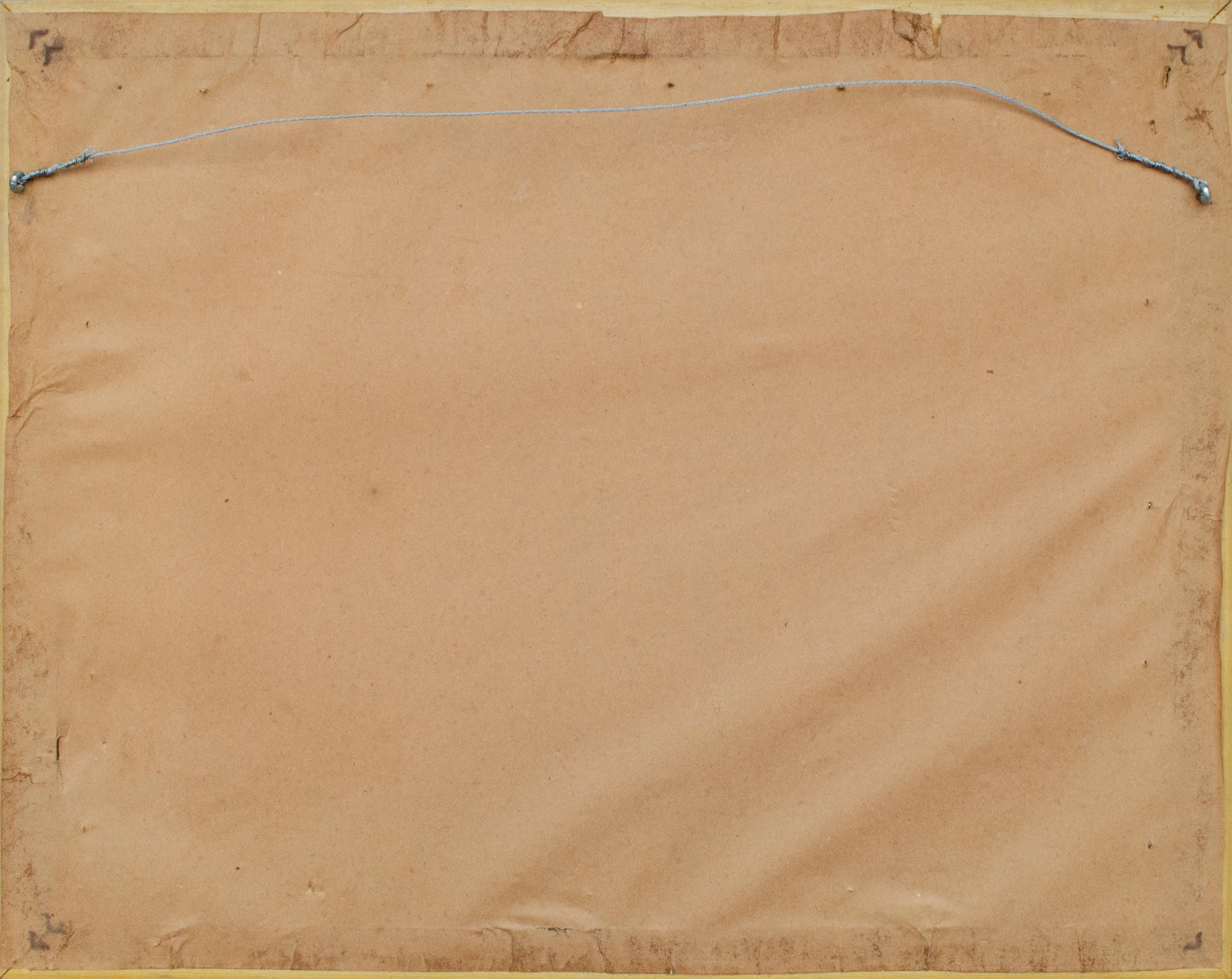O. Casio
Ohne Titel (Mondmann), ca. 20. Jahrhundert
Gemischte Medien auf Papier
Ansicht: 10 x 13 1/4 Zoll.
Gerahmt: 16 x 20 Zoll.
Signiert unten rechts: O. Casio
