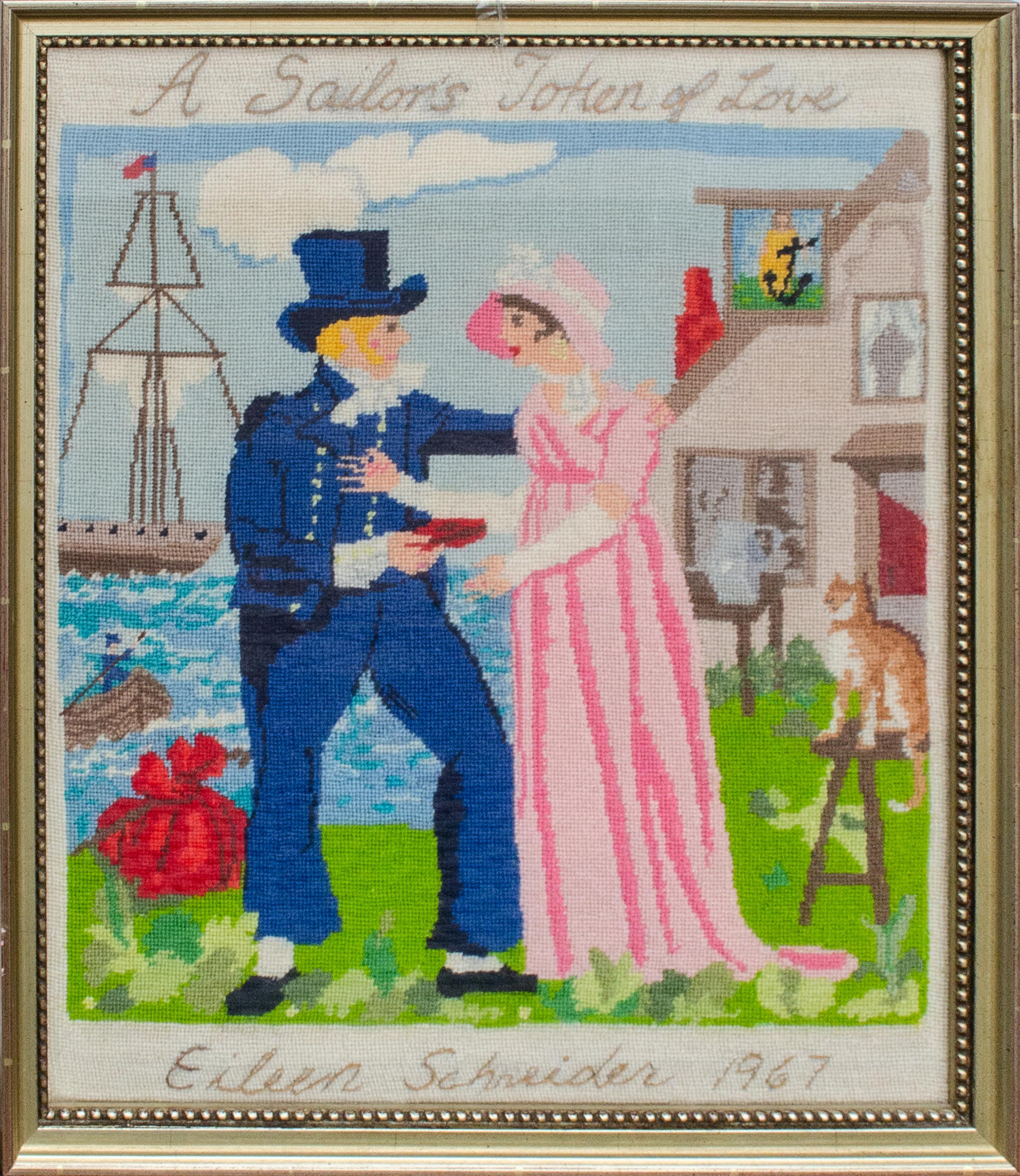 Classic American Needlepoint, 1967, di Eileen Schneider in vendita 1