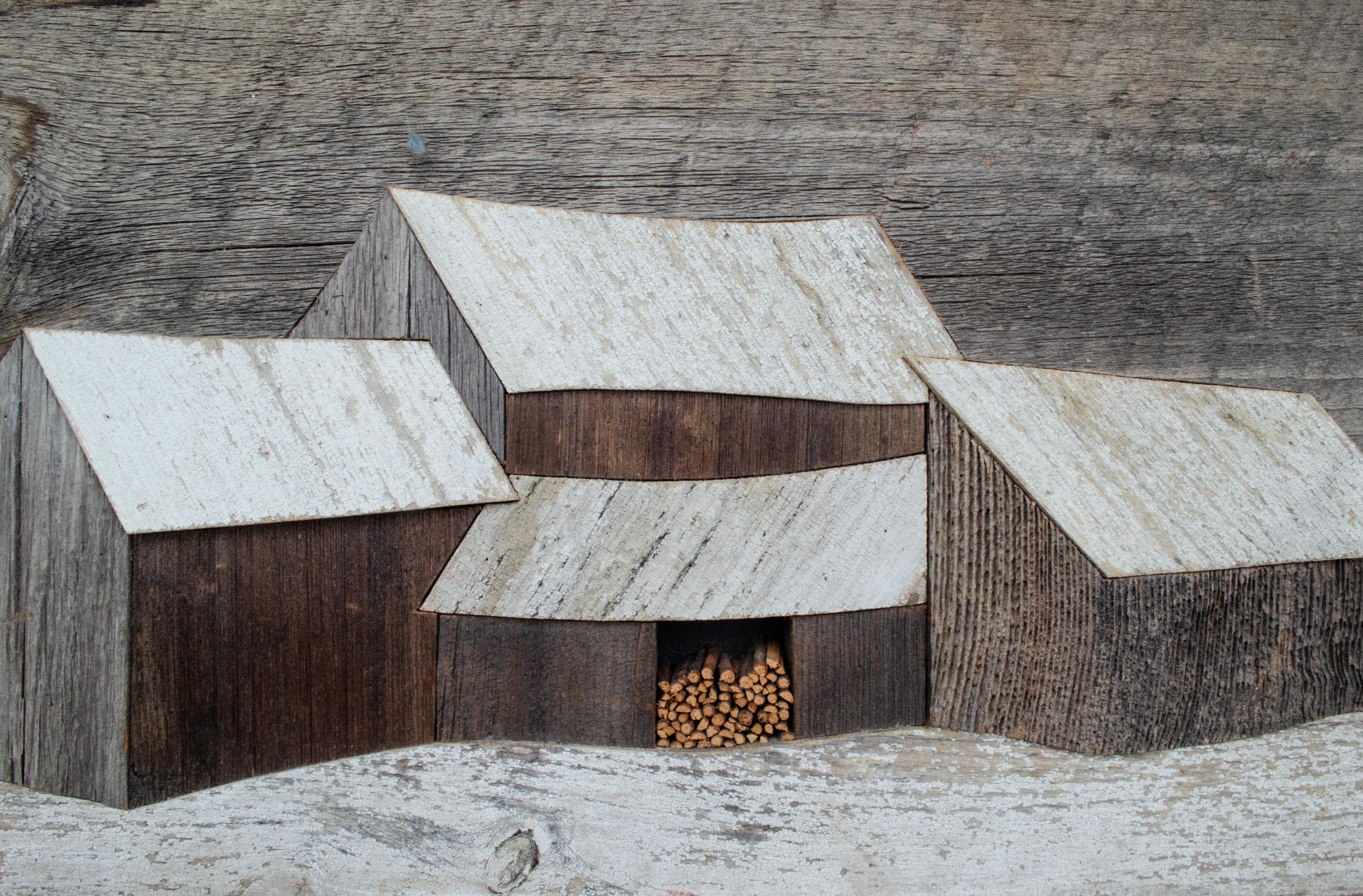 Farmhouse Wood Assemblage by John W. Long 