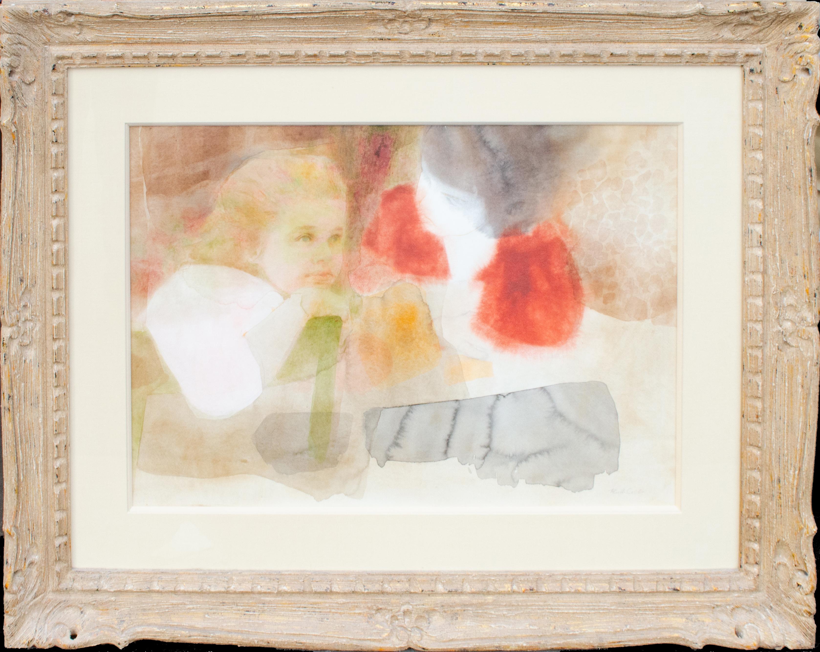 Ruth Cobb (American, 1914-2008)
Untitled, c. 20th century
Watercolor and mixed media on paper
Sight: 19 3/4 x 28 1/2 in.
Framed: 33 1/2 x 41 3/4 x 1 3/4 in.
Signed lower right

Born in Boston, Massachusetts and a resident of Newton, Ruth Cobb was