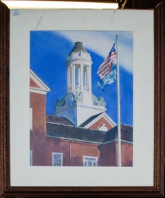 Aquarell von David Dewey aus dem Hauptquartier von Reader's Digest