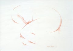 Disegno di figura a pastello di Norman Gorbaty