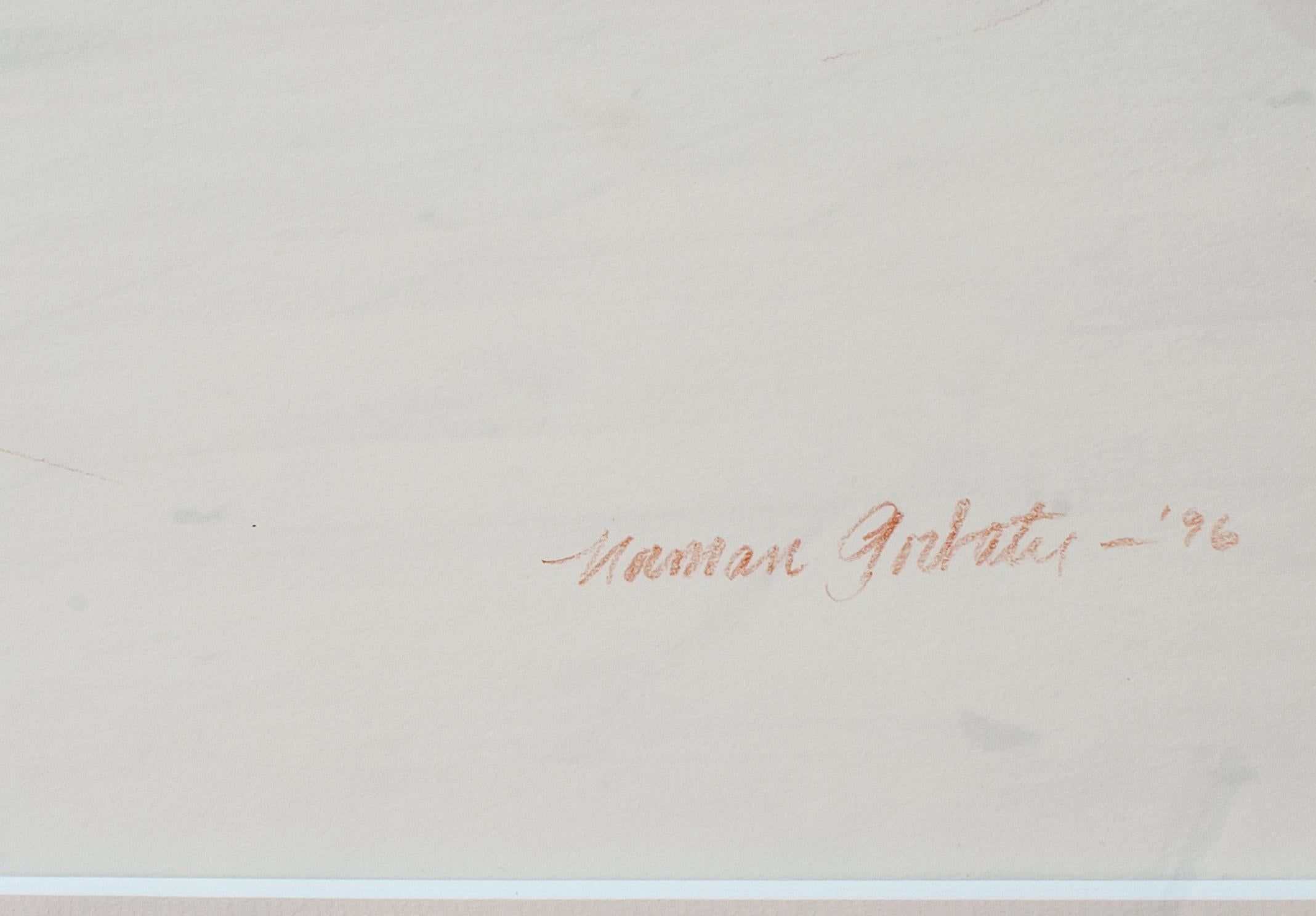 Dessin de figure au pastel de Norman Gorbaty en vente 2