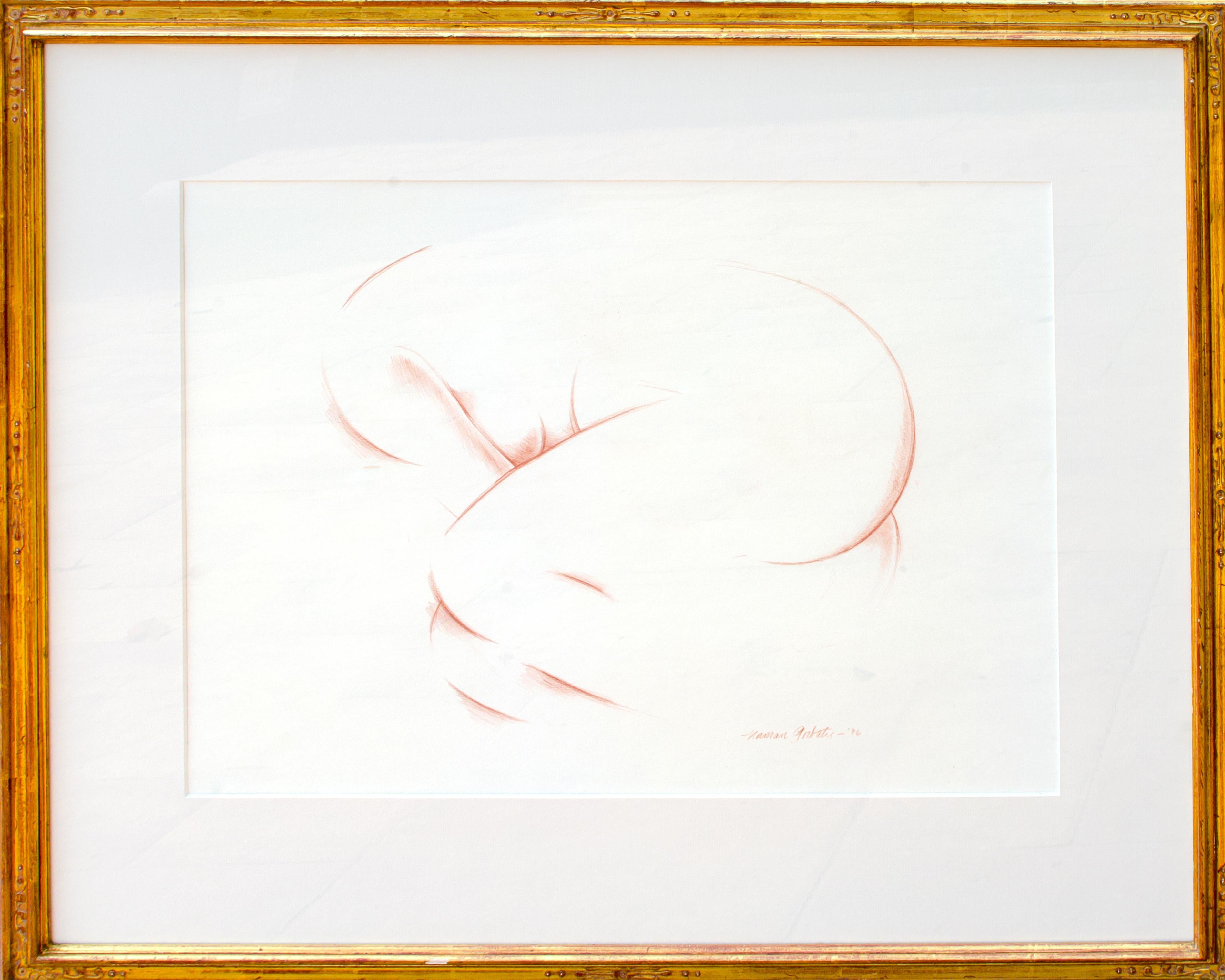 Dessin de figure au pastel de Norman Gorbaty en vente 1