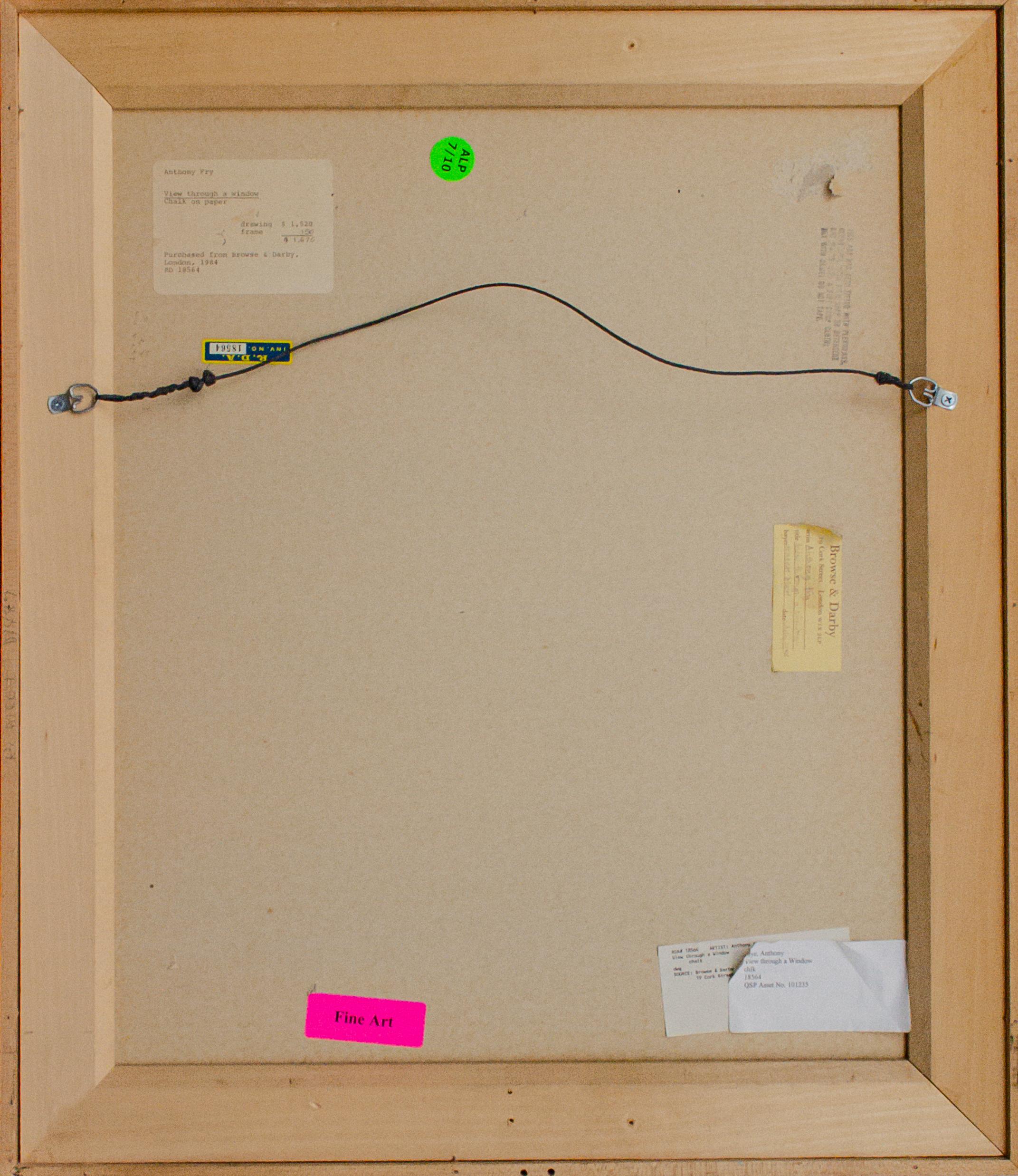 Disegno a gesso di Anthony Fry, 1984 in vendita 2