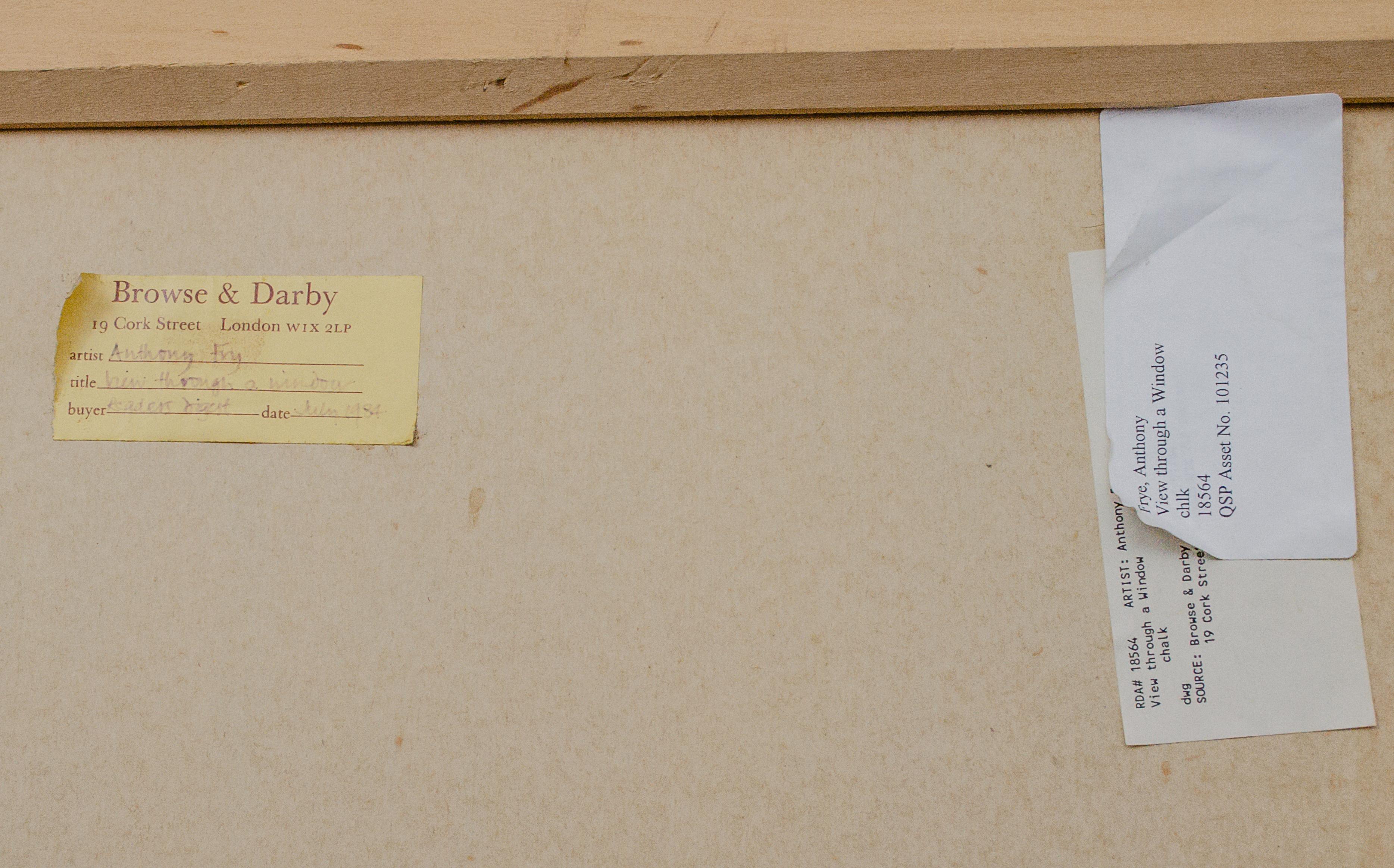 Disegno a gesso di Anthony Fry, 1984 in vendita 3