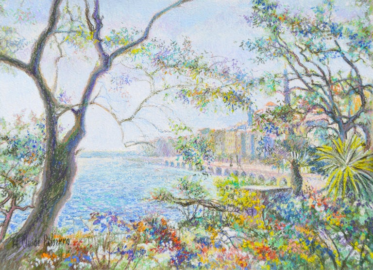 Hughes Claude Pissarro Landscape Art - Terrasse à Menton