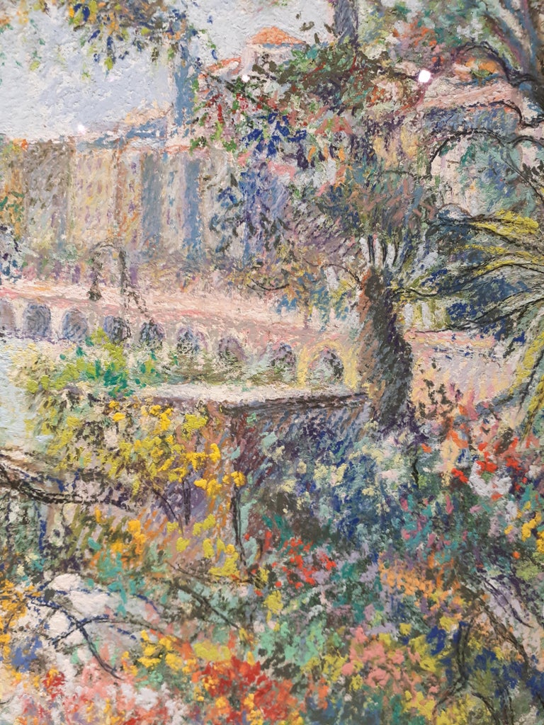 Terrasse à Menton - Art by Hughes Claude Pissarro