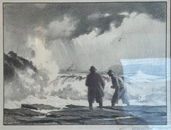 American Artist, Gordon Grant Lithograph Marine Scene