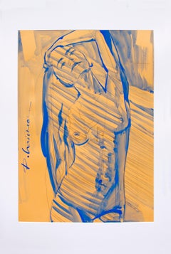 In the Afternoon Sun - original female nude by Paula Craioveanu inspired Matisse