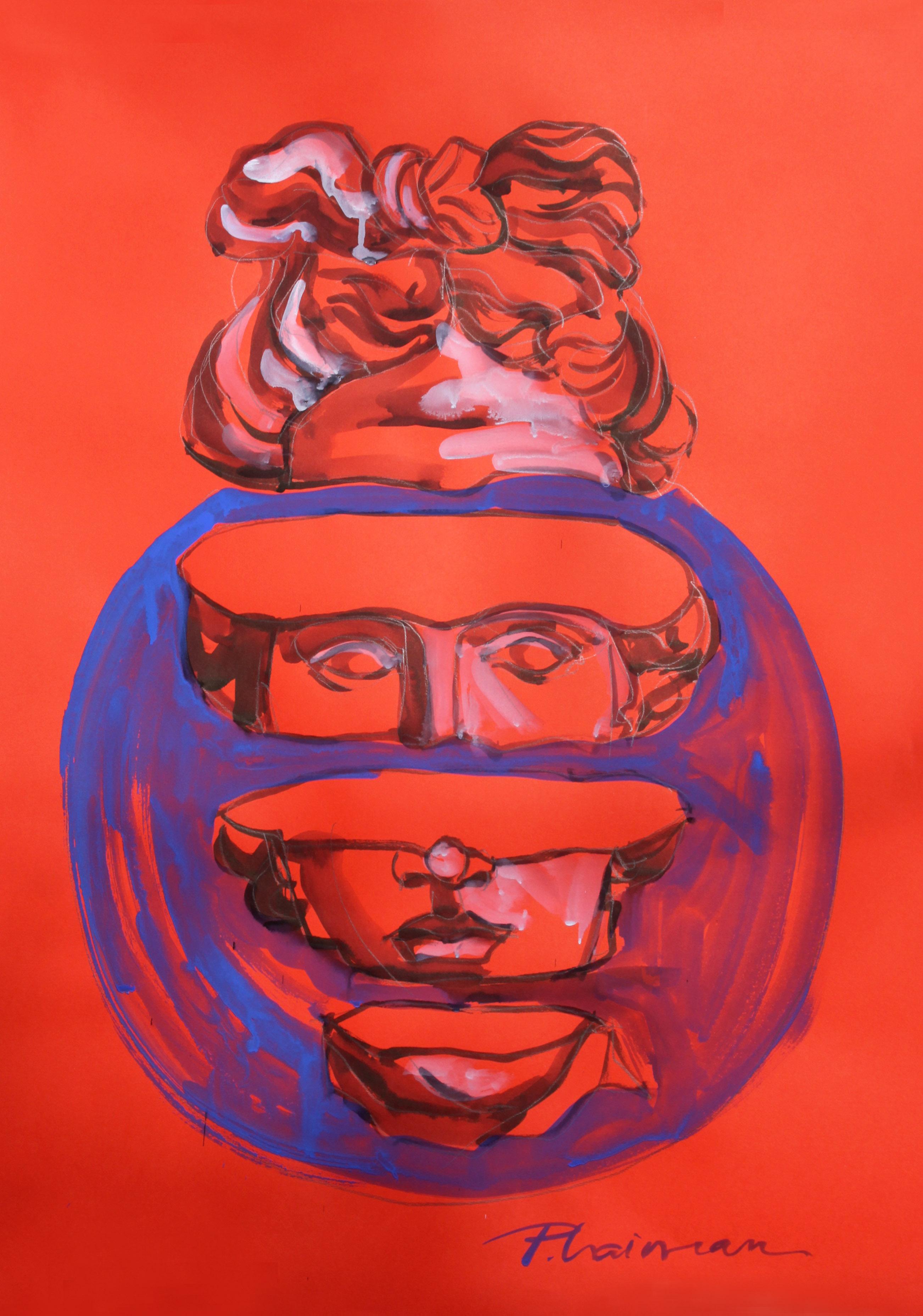 SLICED VENUS – Originale große Kunst von Paula Craioveanu 30x27in 