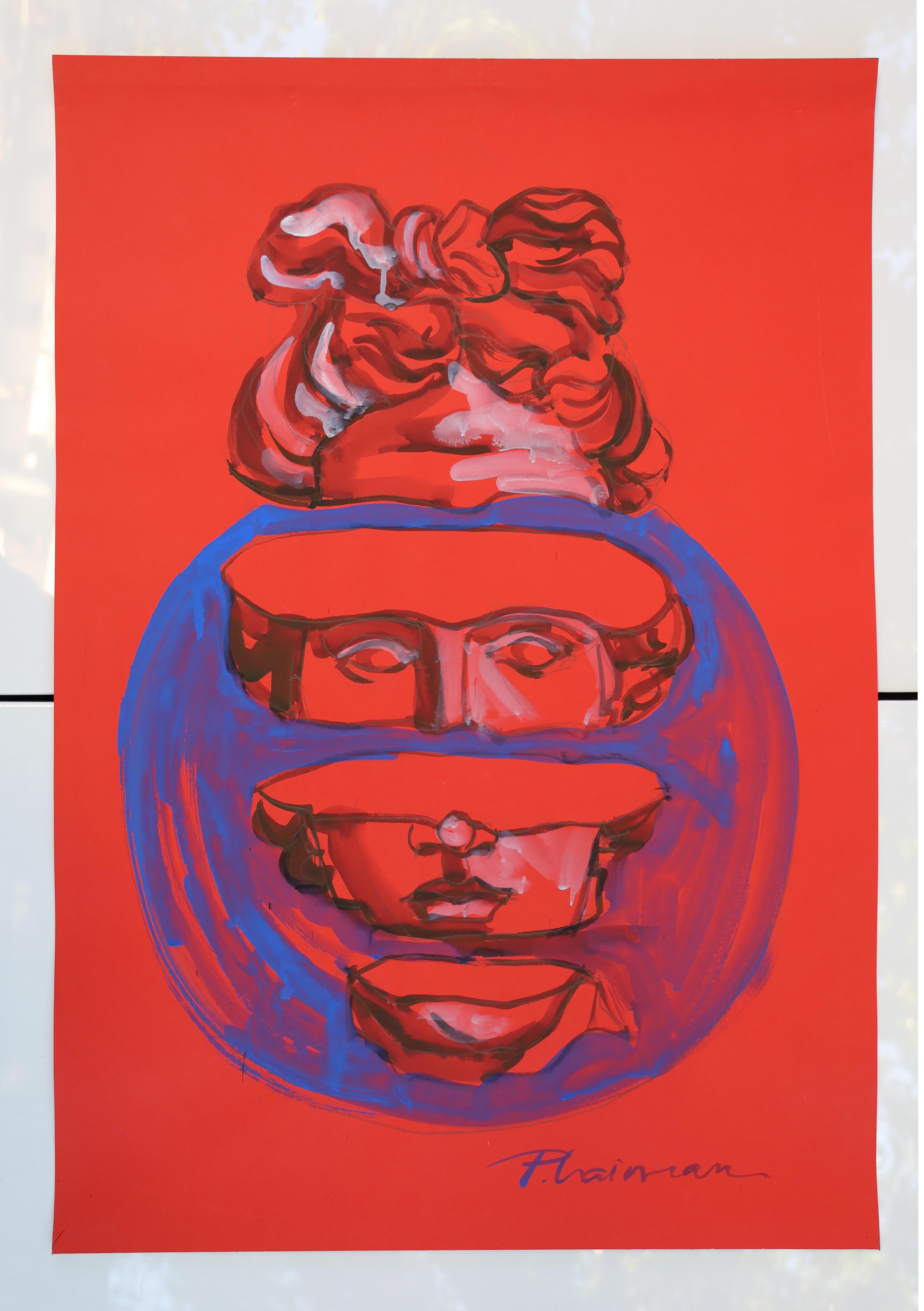 SLICED VENUS – Originale große Kunst von Paula Craioveanu 30x27in  im Angebot 2