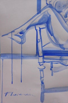 Bright Day - original female nude by Paula Craioveanu inspired Matisse