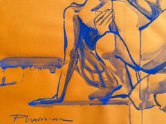 L'amore è nell'aria  Coppia di nudi blu oltremare di Paula Craioveanu