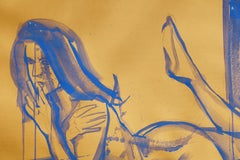 END OF INNOCENCE di Paula Craioveanu Grande  Nudo blu ispirato a Matisse