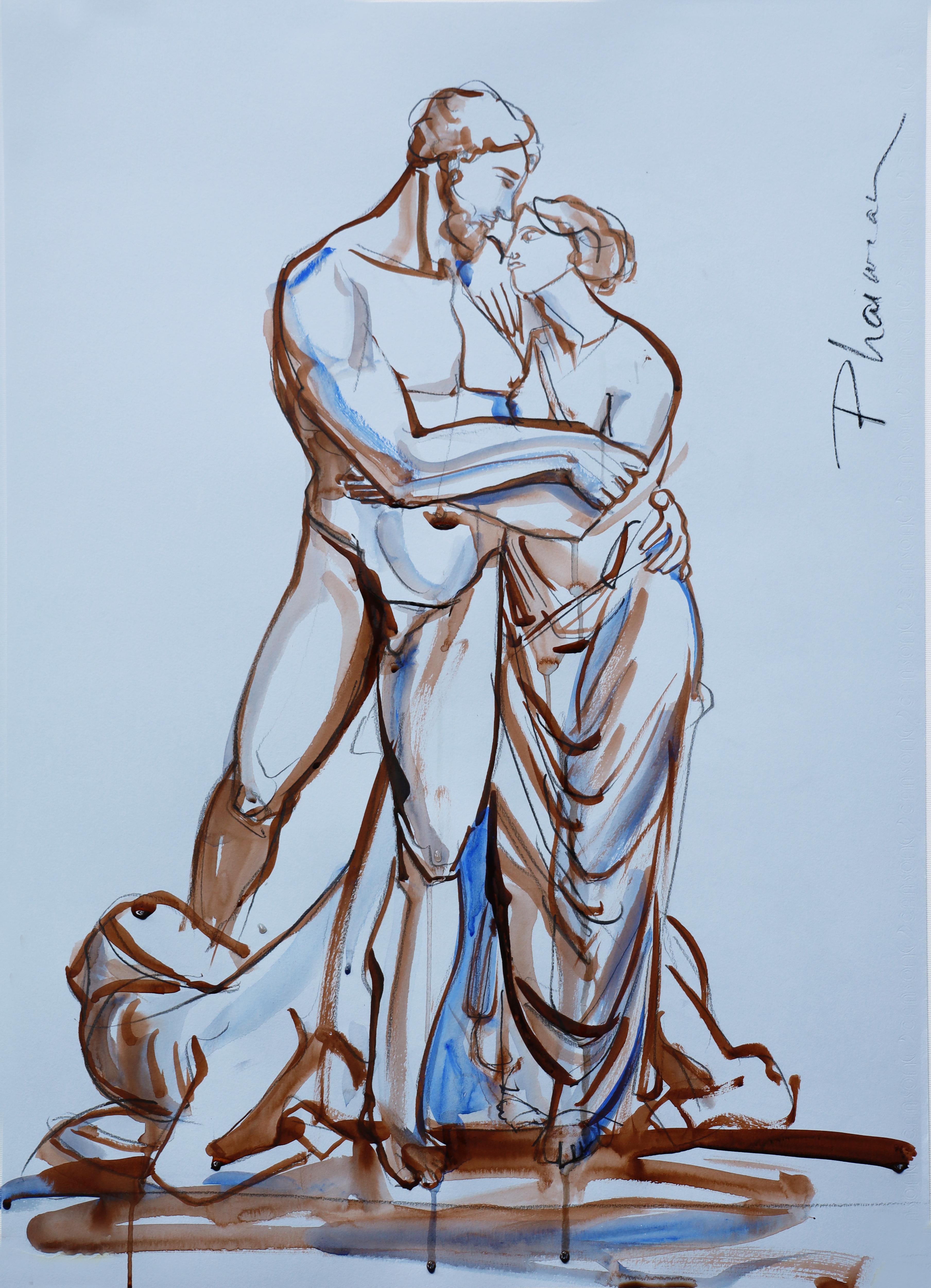 Hércules y Deianira Neo Mitología  por Paula Craioveanu